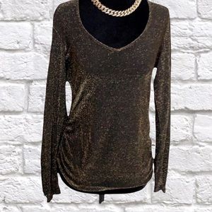 NEW YORK & CO. METALLIC TOP
